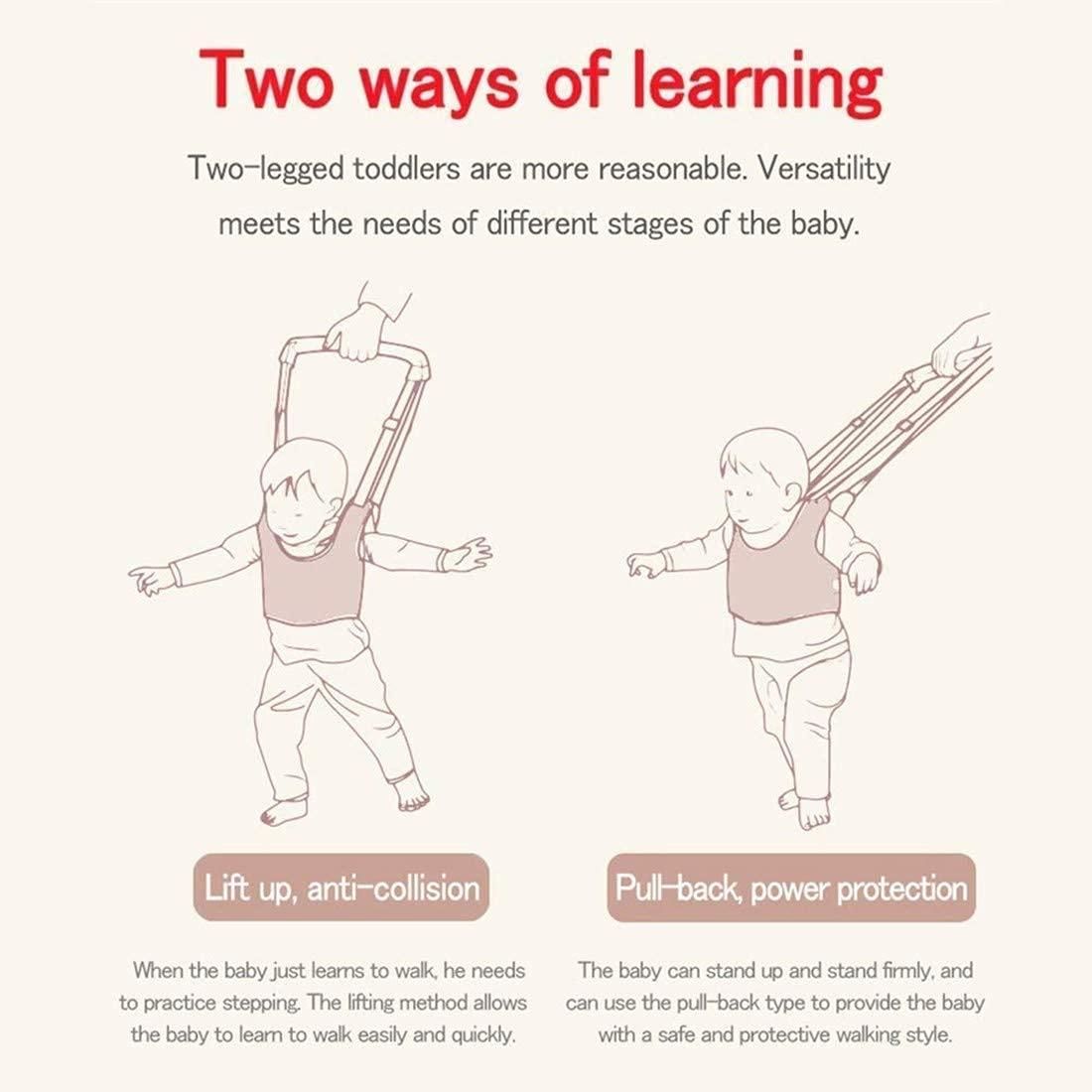 Baby Safety Harness Walking Assistant for Toddlers | Adjustable Belt for Learning to Walk | Soft Support Harness with Padded Straps