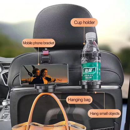 Universal Car Seat Headrest Hooks Organizer