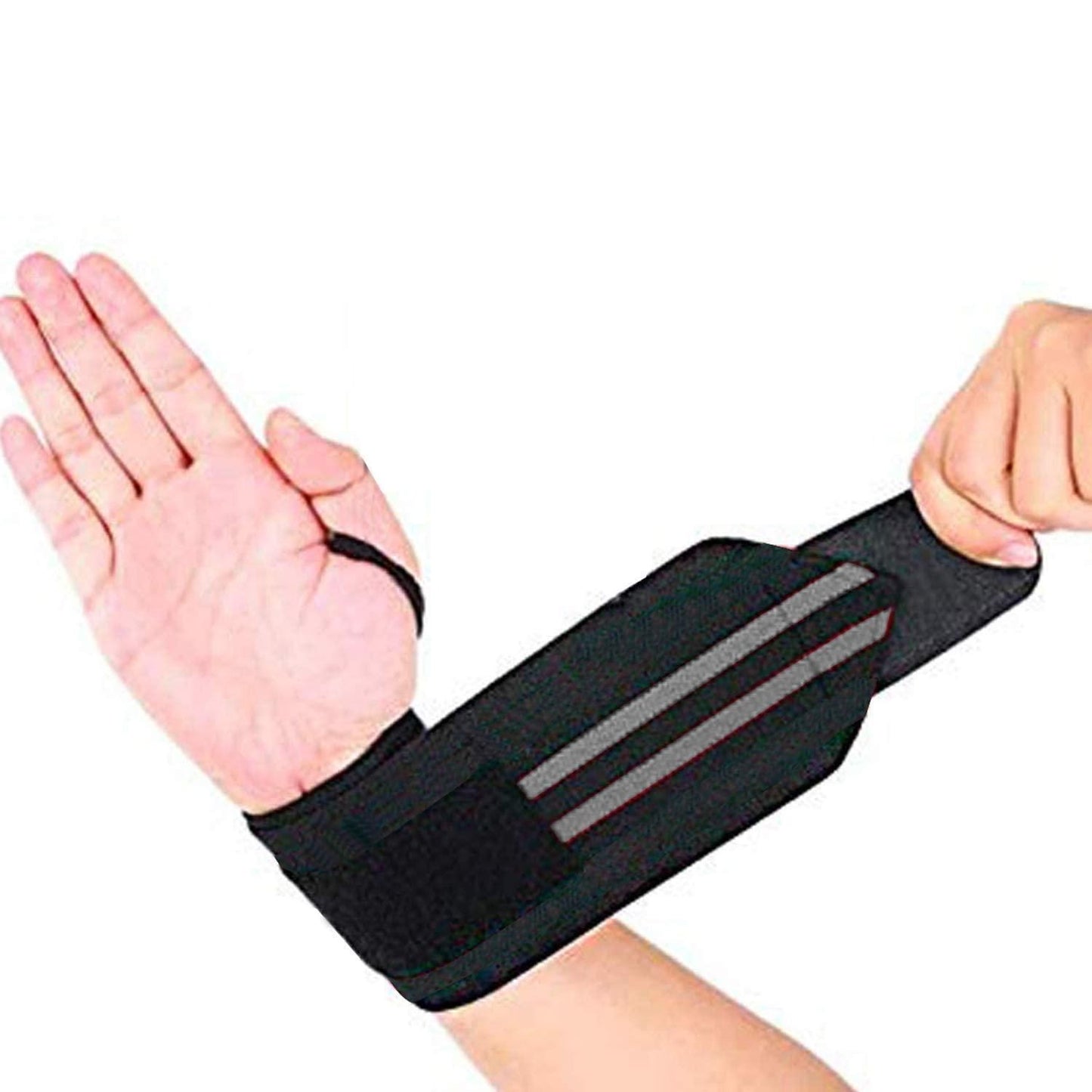 Gym Weightlifting Wrist Band Straps with Thumb Loop for Gym