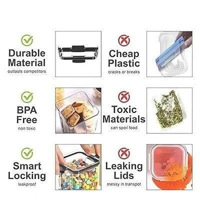 Kitchen Storage Container Air Tight Set(Pack of 4)