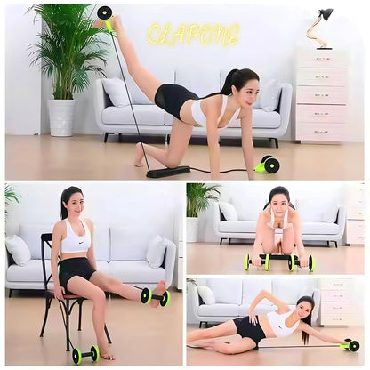 Wheel Roller for Core Workouts, Abdominal Roller Wheel with Knee Pad