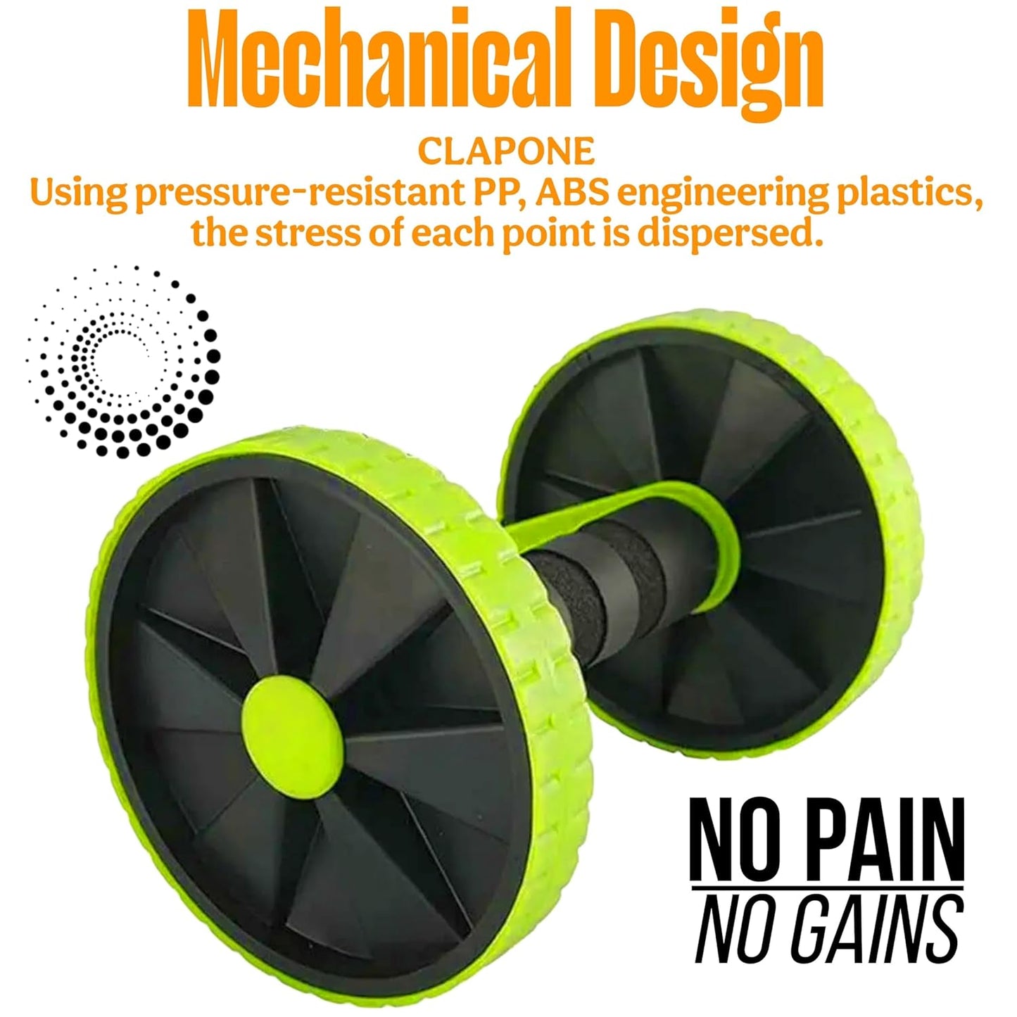 Wheel Roller for Core Workouts, Abdominal Roller Wheel with Knee Pad