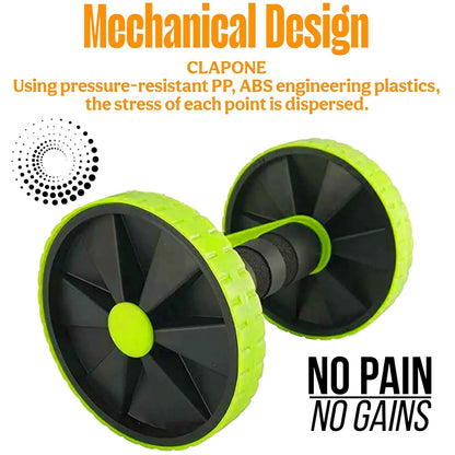 Wheel Roller for Core Workouts, Abdominal Roller Wheel with Knee Pad