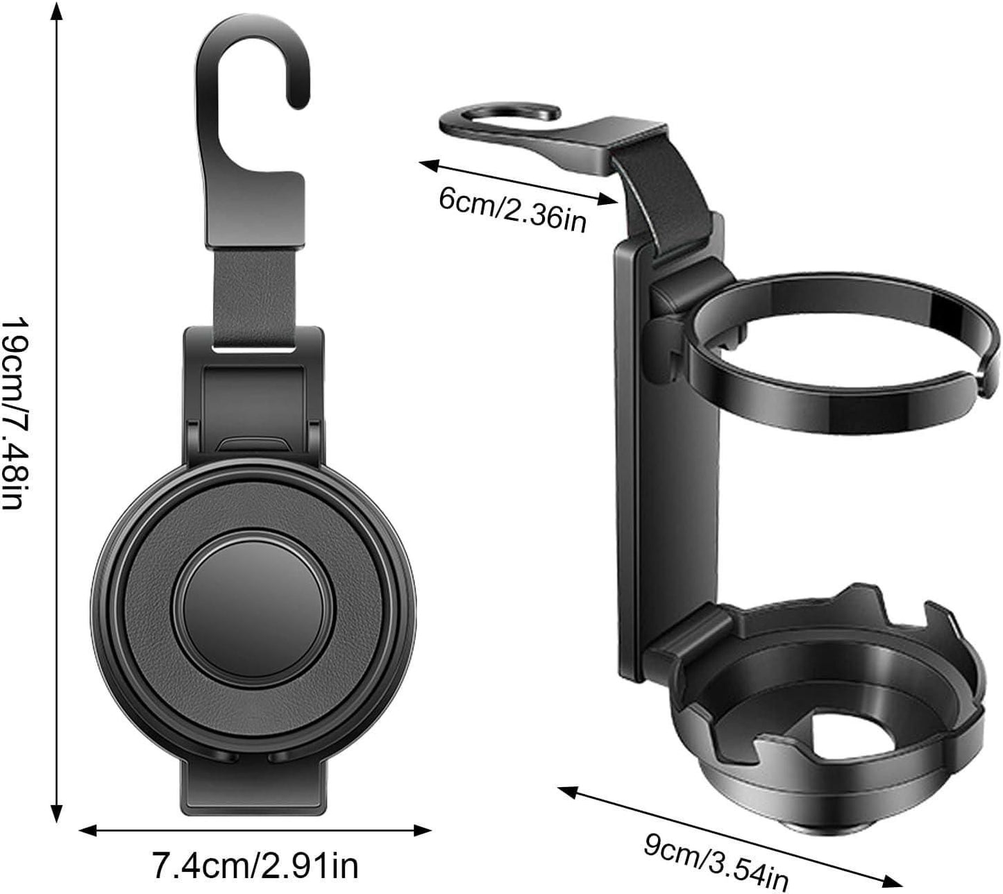 Universal Car Seat Headrest Hooks Organizer